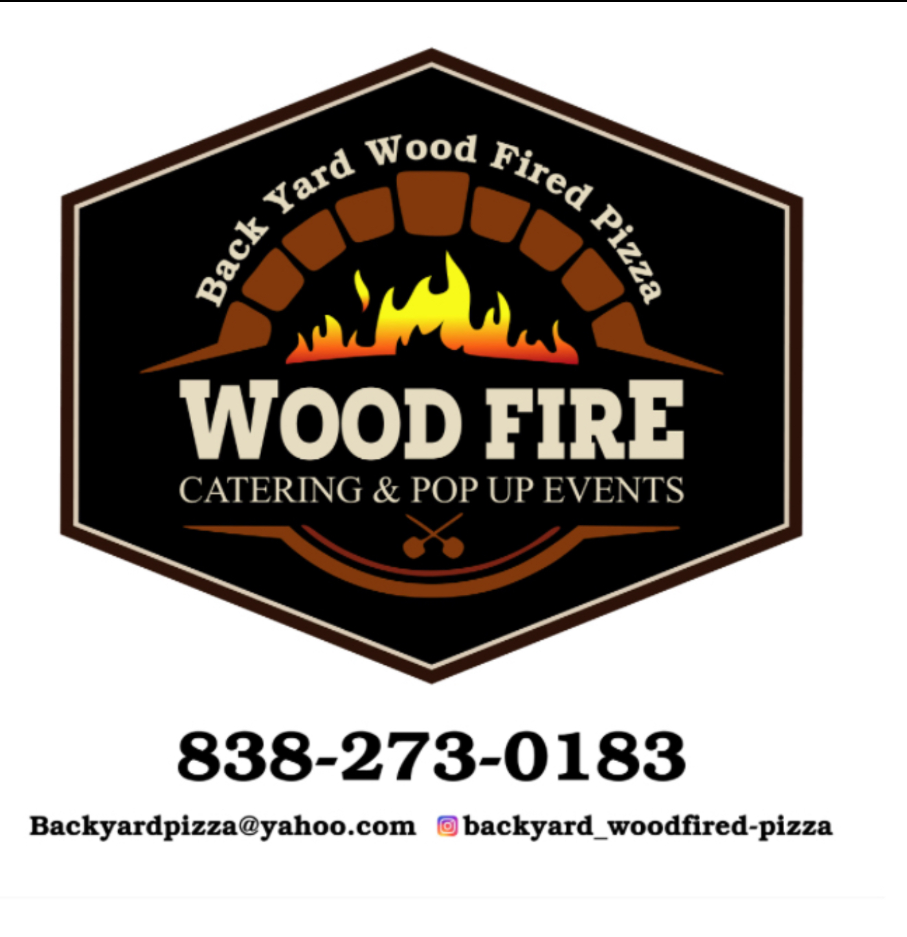 Backyard wood fired pizza & catering